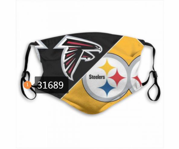 2020 NFL Pittsburgh Steelers 26030 Dust mask with filter
